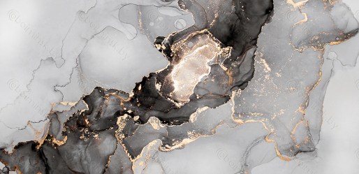 Фотообои De-Art Оникс серо золотой