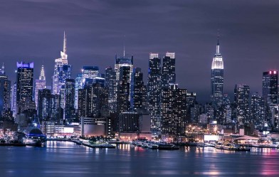 Фотообои Тучи над Нью-Йорком
